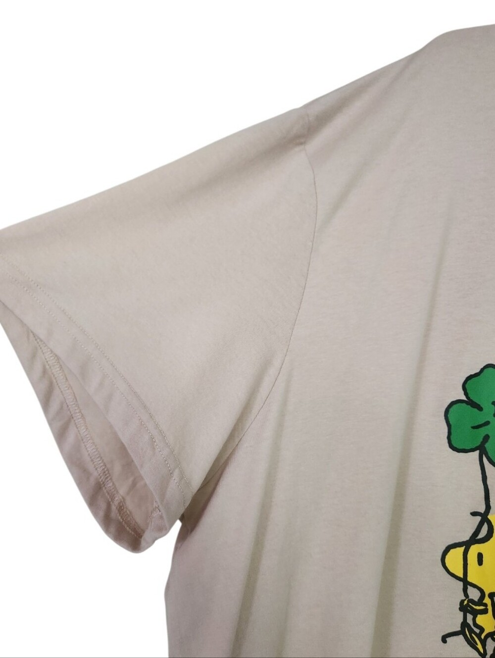 Snoopy & Woodstock Graphic Tee in Beige Sz 2XB Nwt - Picture 3 of 3